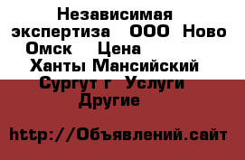 Независимая  экспертиза   ООО «Ново-Омск» › Цена ­ 40 000 - Ханты-Мансийский, Сургут г. Услуги » Другие   